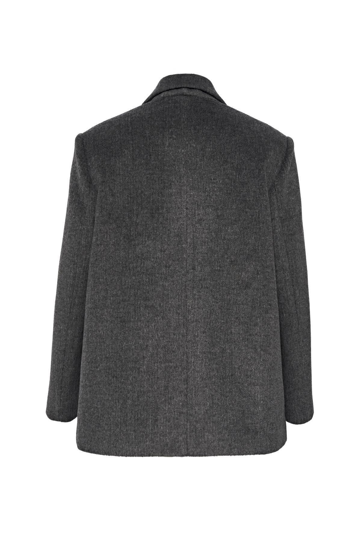 Magic Love Kaşe Blazer Antrasit Magic Love Kaşe Blazer Antrasit