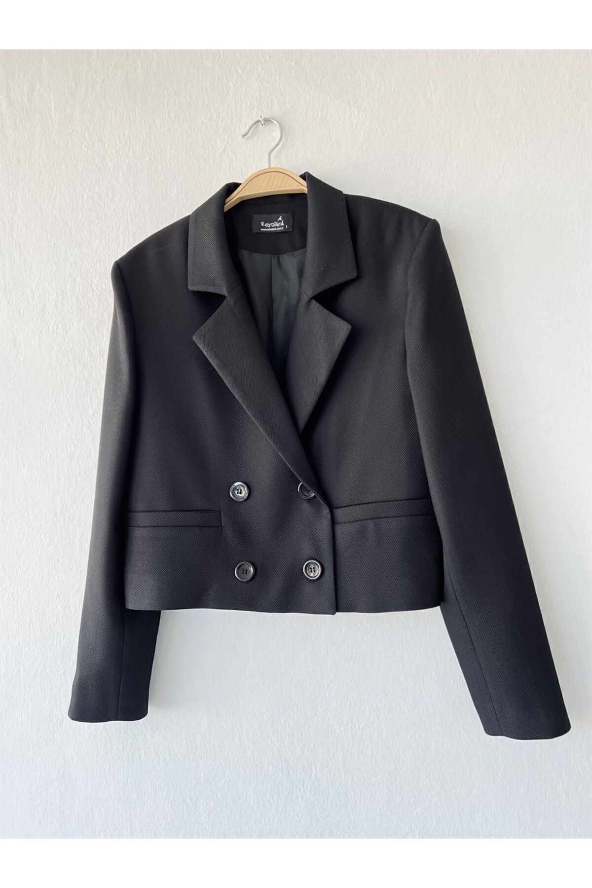 Kısa Blazer Ceket Kadın Siyah Kısa Blazer Ceket Kadın Siyah