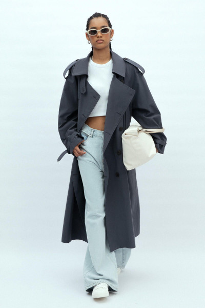 KOPENHAG OVERSIZE TRENÇKOT LACİVERT KOPENHAG OVERSIZE TRENÇKOT LACİVERT