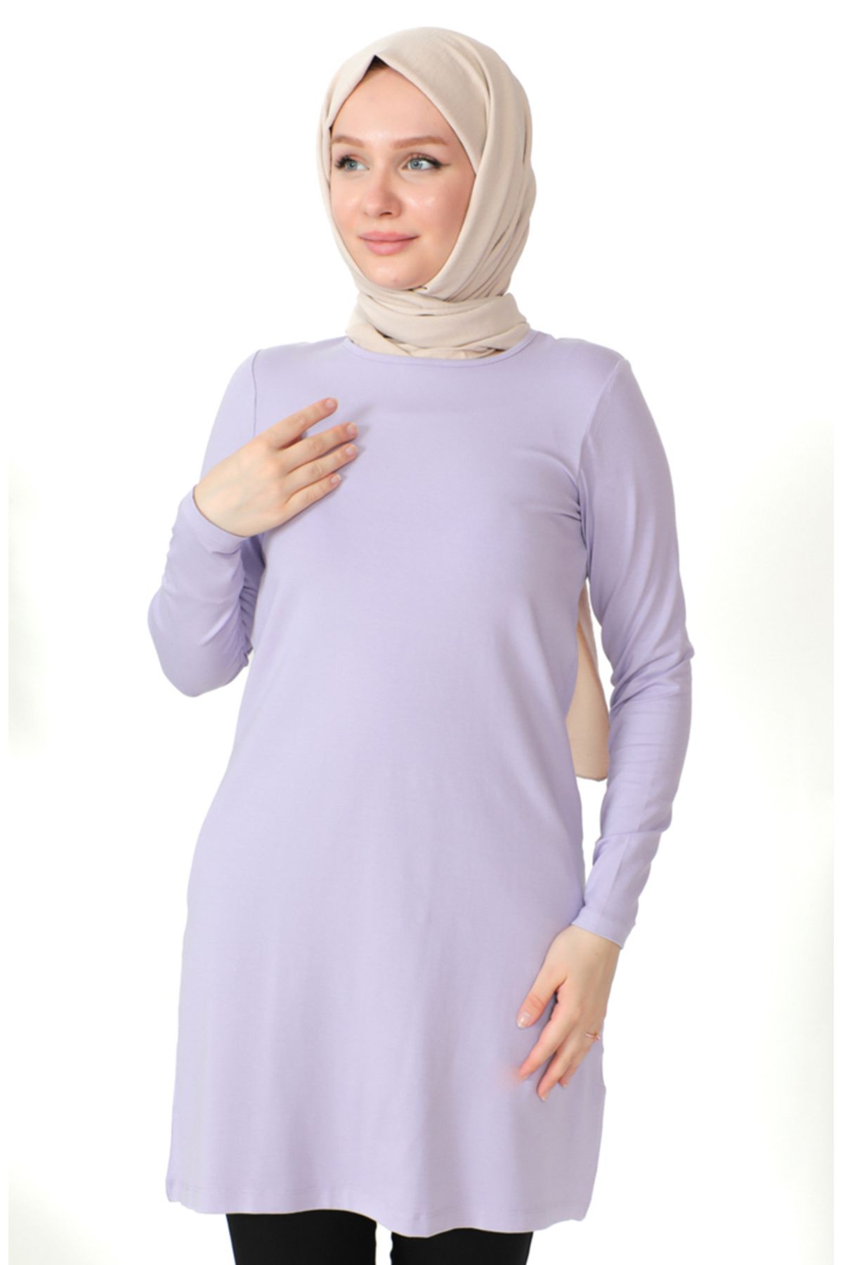 Penye Tunik 10645-11 Lila Penye Tunik 10645-11 Lila