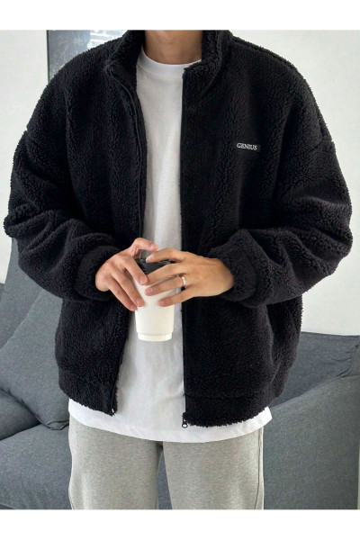 Oversize Peluş Sweatshirt Erkek Polar Sweatshirt Erkek Sweatshirt Kadın Sweatshirt Oversıze-pelus