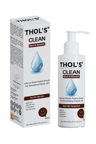 CLEAN Spot&Blemish (TB10) Yüz Temizleme Köpük Jeli - 200 ml Leke ve Siyah Nokta Karşıtı CLEAN Spot&Blemish (TB10) Yüz Temizleme Köpük Jeli - 200 ml Leke ve Siyah Nokta Karşıtı