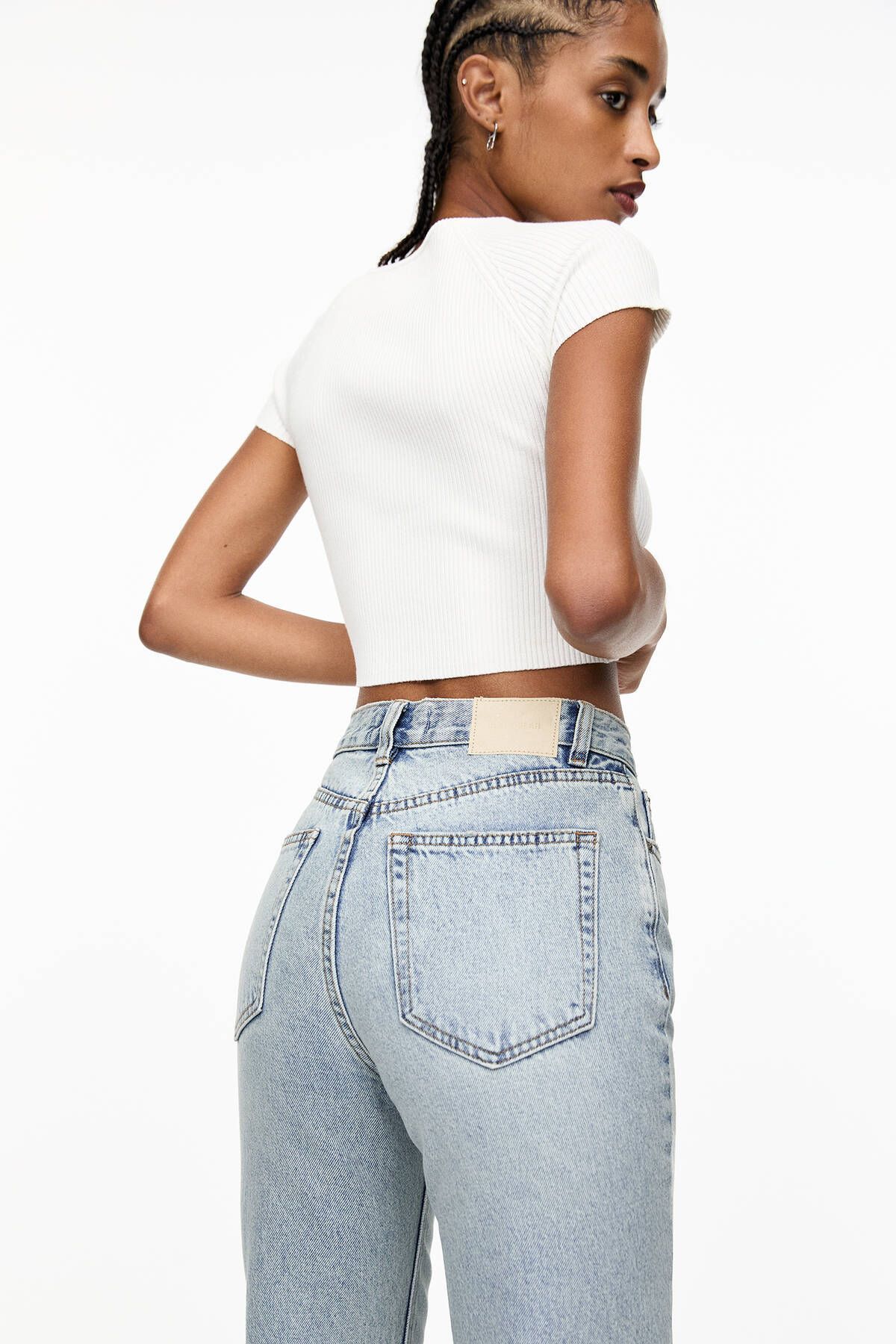 Yüksek bel mom fit jean Yüksek bel mom fit jean