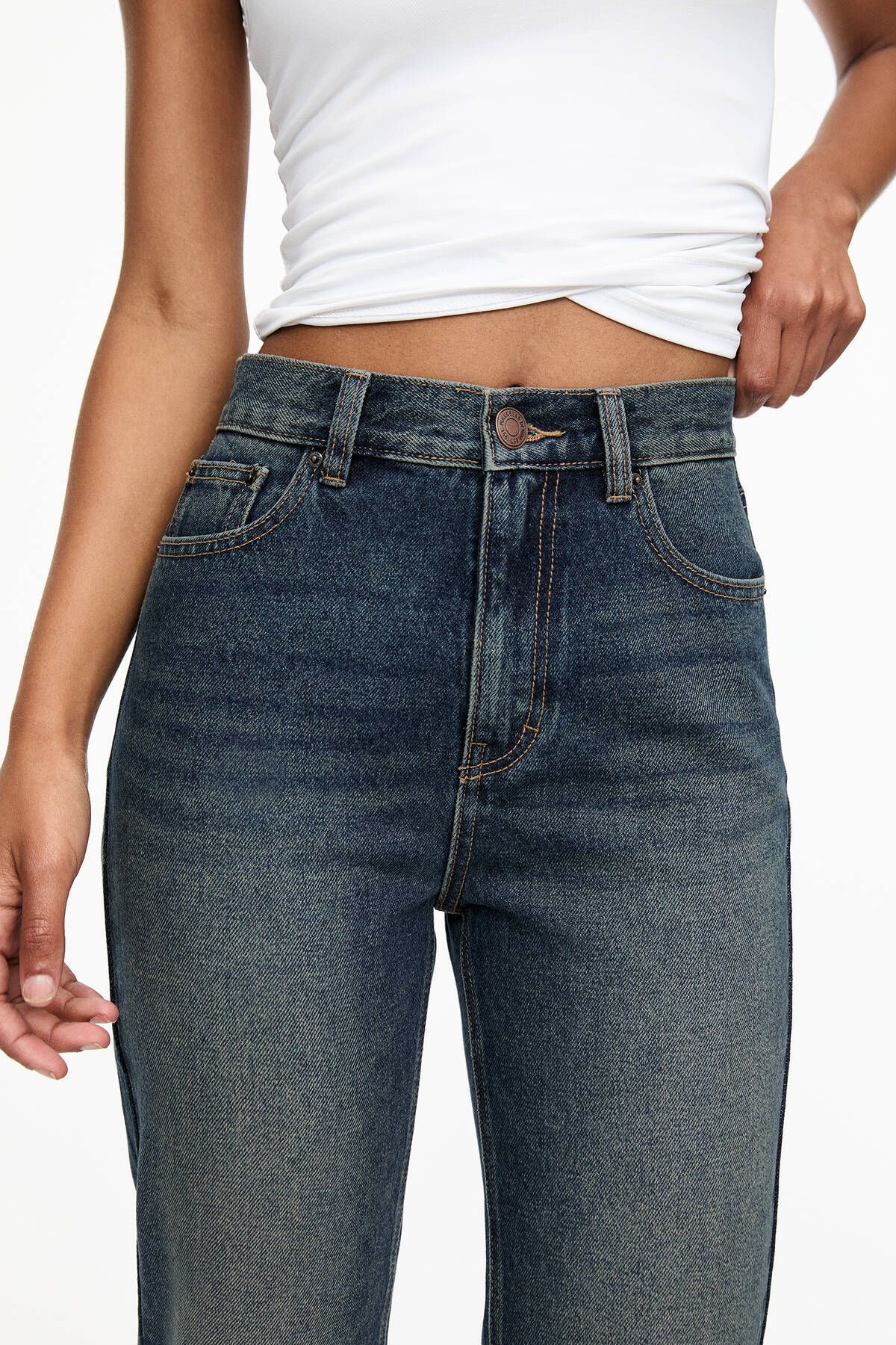 Yüksek bel mom fit jean Yüksek bel mom fit jean