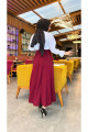 Tesettür Maxi Boy 36-48 Beden Arası (S-M-L-XL) Altı Dikişli Dört Mevsim Skuba Krep Etek Bordo Tesettür Maxi Boy 36-48 Beden Arası (S-M-L-XL) Altı Dikişli Dört Mevsim Skuba Krep Etek Bordo