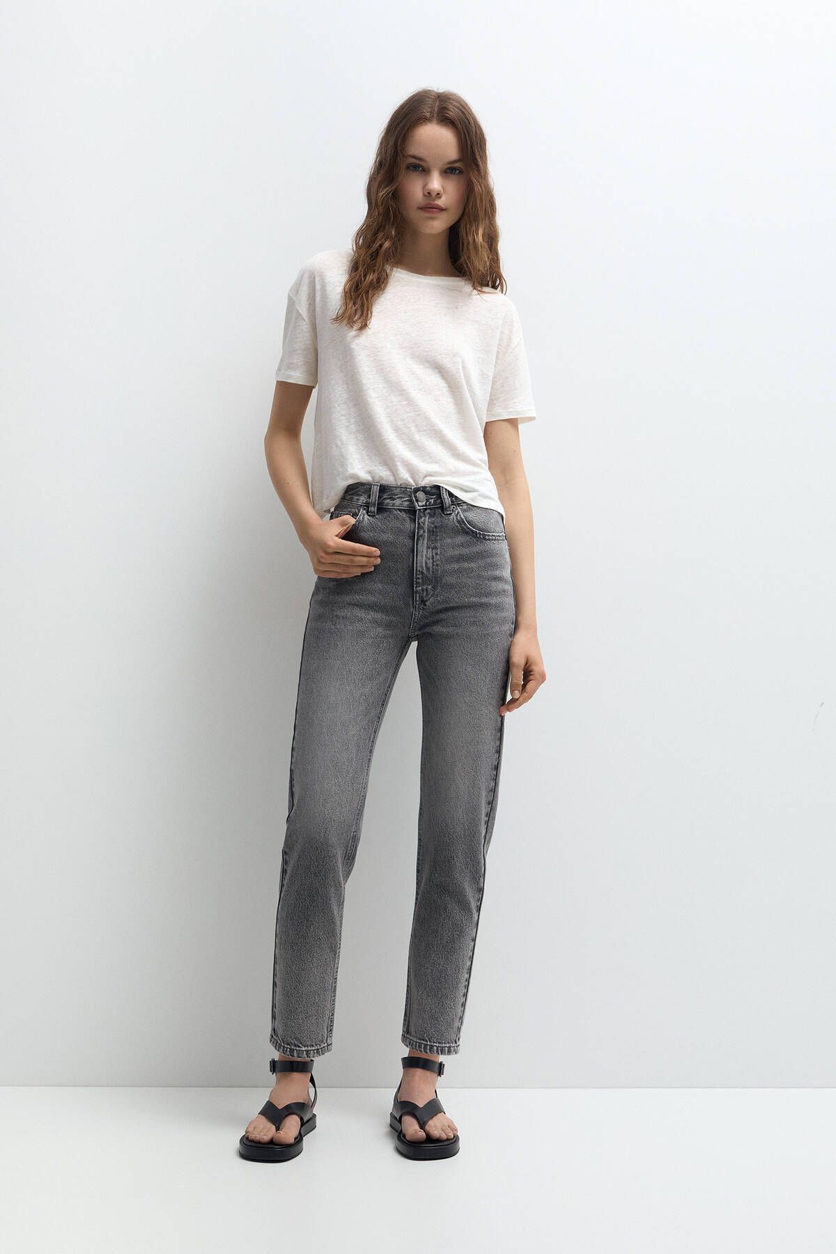 Yüksek bel mom fit jean Yüksek bel mom fit jean