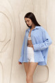Mai Collection Eryn Mavi Oversize Gömlek Mai Collection Eryn Mavi Oversize Gömlek