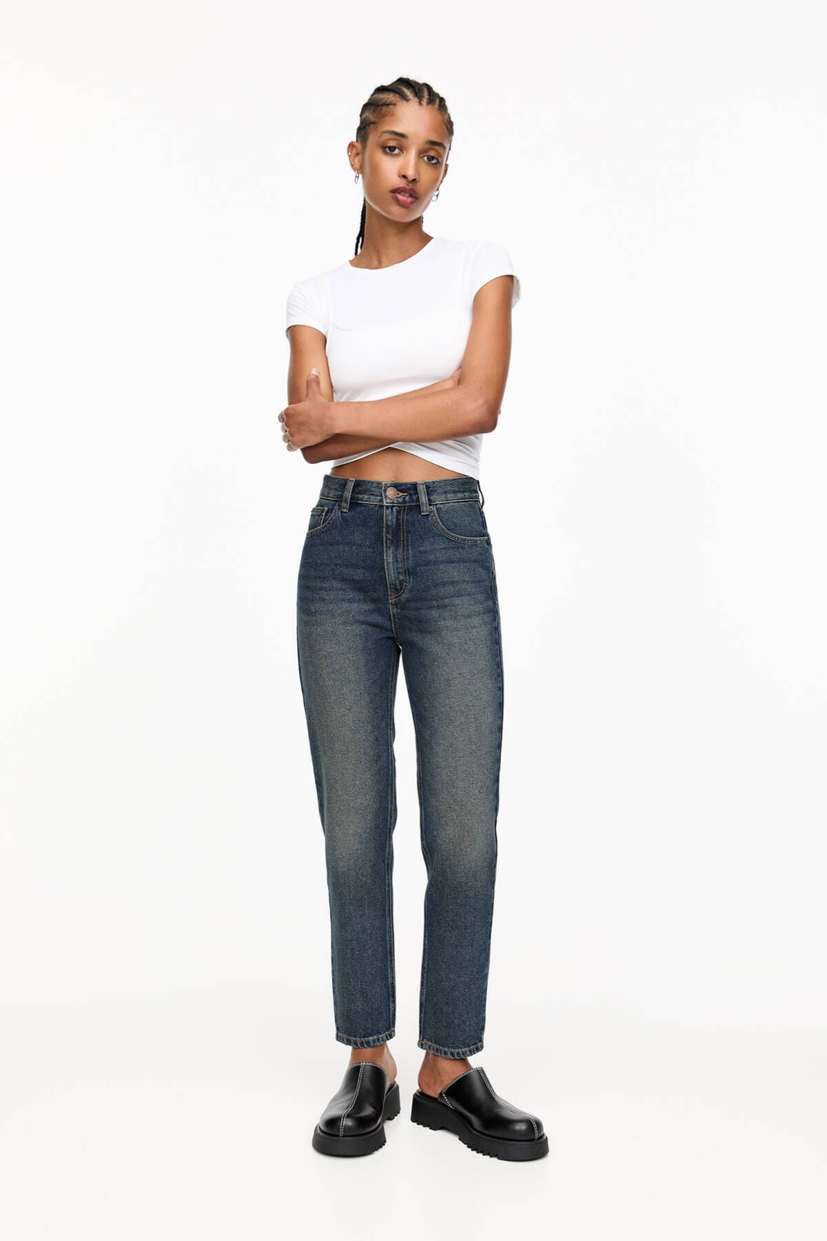 Yüksek bel mom fit jean Yüksek bel mom fit jean
