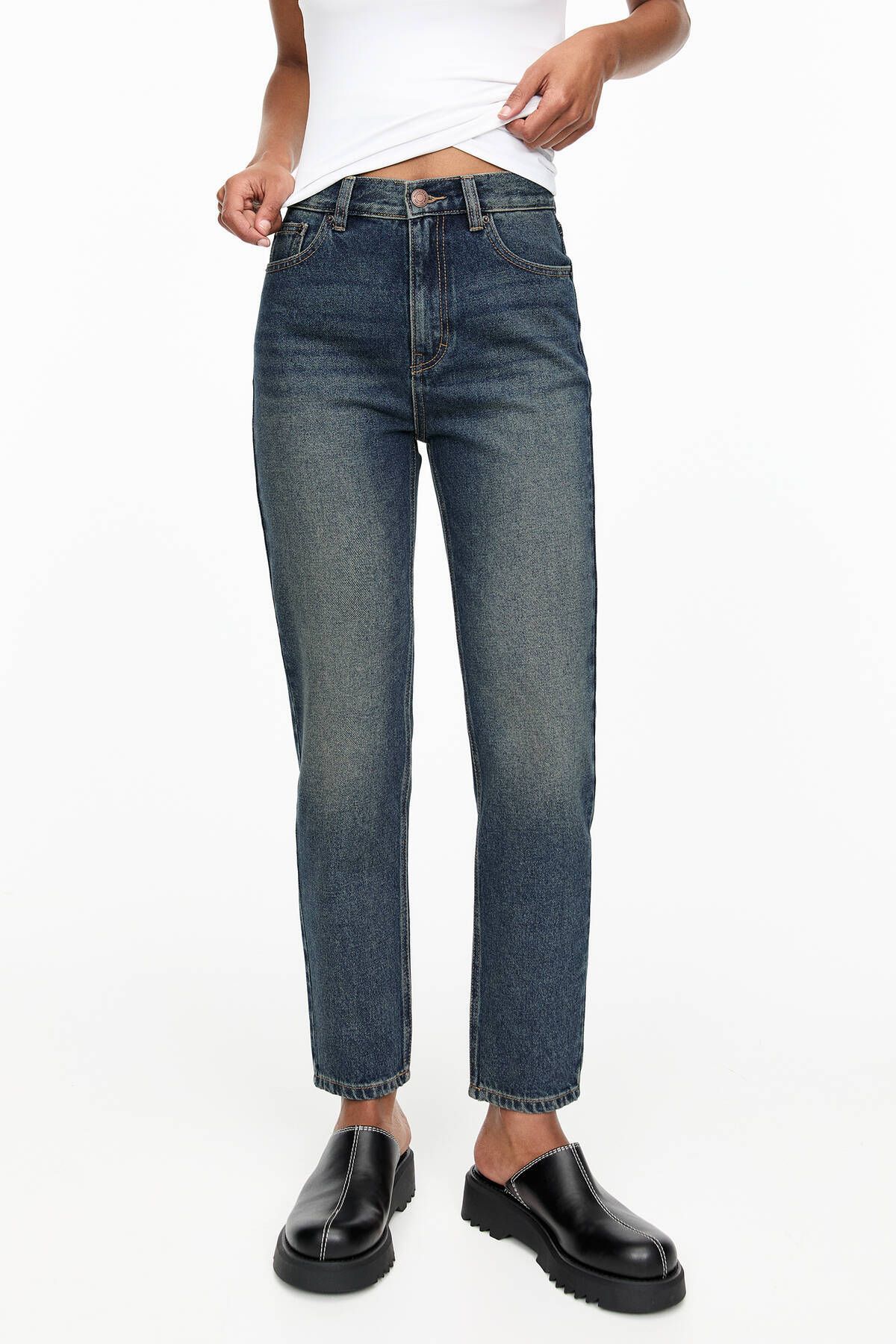 Yüksek bel mom fit jean Yüksek bel mom fit jean