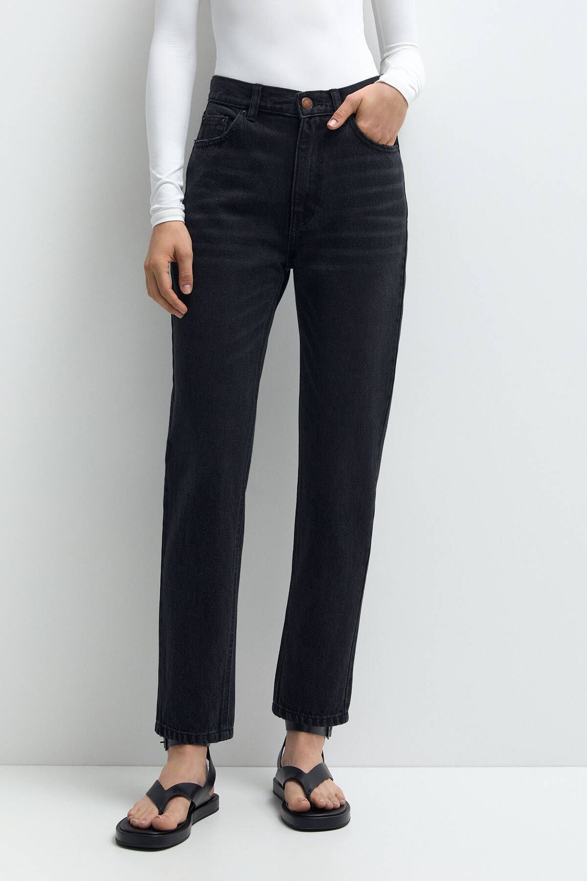 Yüksek bel mom fit jean Yüksek bel mom fit jean