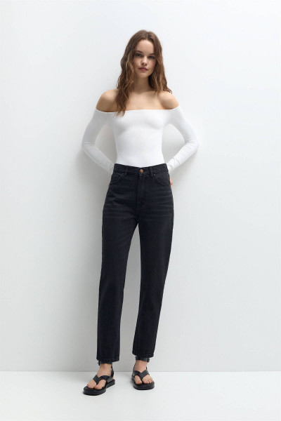 Yüksek bel mom fit jean Yüksek bel mom fit jean