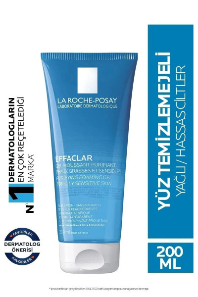 Effaclar Yüz Temizleme Jeli Yağlı/Akneye Eğilim Gösteren Ciltler 200 ml Effaclar Yüz Temizleme Jeli Yağlı/Akneye Eğilim Gösteren Ciltler 200 ml