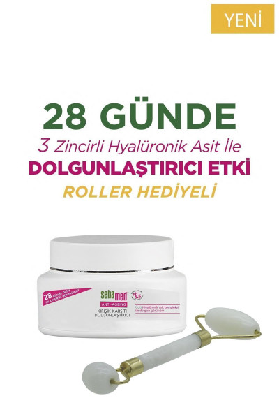 Wrinkle Filler Kırışık Karşıtı Dolgunlaştırıcı Krem 50 ml Roller Set Wrinkle Filler Kırışık Karşıtı Dolgunlaştırıcı Krem 50 ml Roller Set