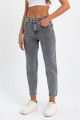 Ngbutika Kar Gri Mom Jeans Likralı Kot Pantolon Ngbutika Kar Gri Mom Jeans Likralı Kot Pantolon