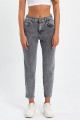 Ngbutika Kar Gri Mom Jeans Likralı Kot Pantolon Ngbutika Kar Gri Mom Jeans Likralı Kot Pantolon
