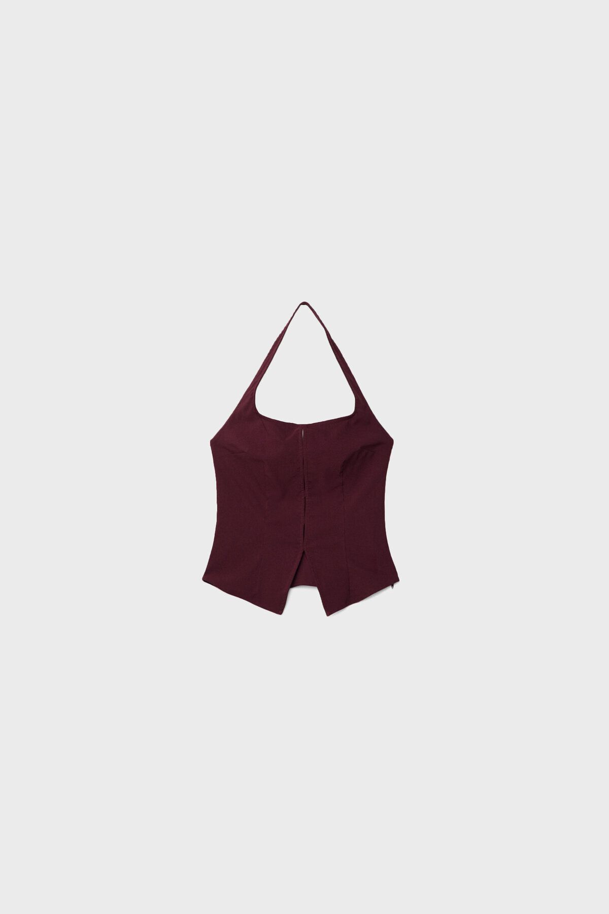 Pencere detaylı halter top Pencere detaylı halter top