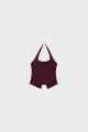 Pencere detaylı halter top Pencere detaylı halter top