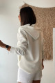 Kadın Scuba Kapüşonlu Oversize Sweatshitrt Kadın Scuba Kapüşonlu Oversize Sweatshitrt