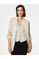 Relaxed Fit Keten Blazer Ceket Relaxed Fit Keten Blazer Ceket