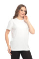Kadın T-Shirt Pamuklu Basic Bisiklet Yaka Örme T-Shirt Relaxed Kadın T-Shirt Pamuklu Basic Bisiklet Yaka Örme T-Shirt Relaxed