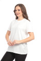 Kadın T-Shirt Pamuklu Basic Bisiklet Yaka Örme T-Shirt Relaxed Kadın T-Shirt Pamuklu Basic Bisiklet Yaka Örme T-Shirt Relaxed