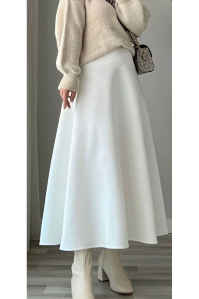 Maxi Krep Kloş Etek