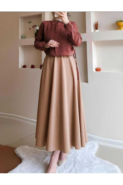 PUF SCUBA KLOŞ ETEK PUF SCUBA KLOŞ ETEK