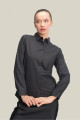 The Pery Siyah Slim Fit Pamuklu Gömlek The Pery Siyah Slim Fit Pamuklu Gömlek