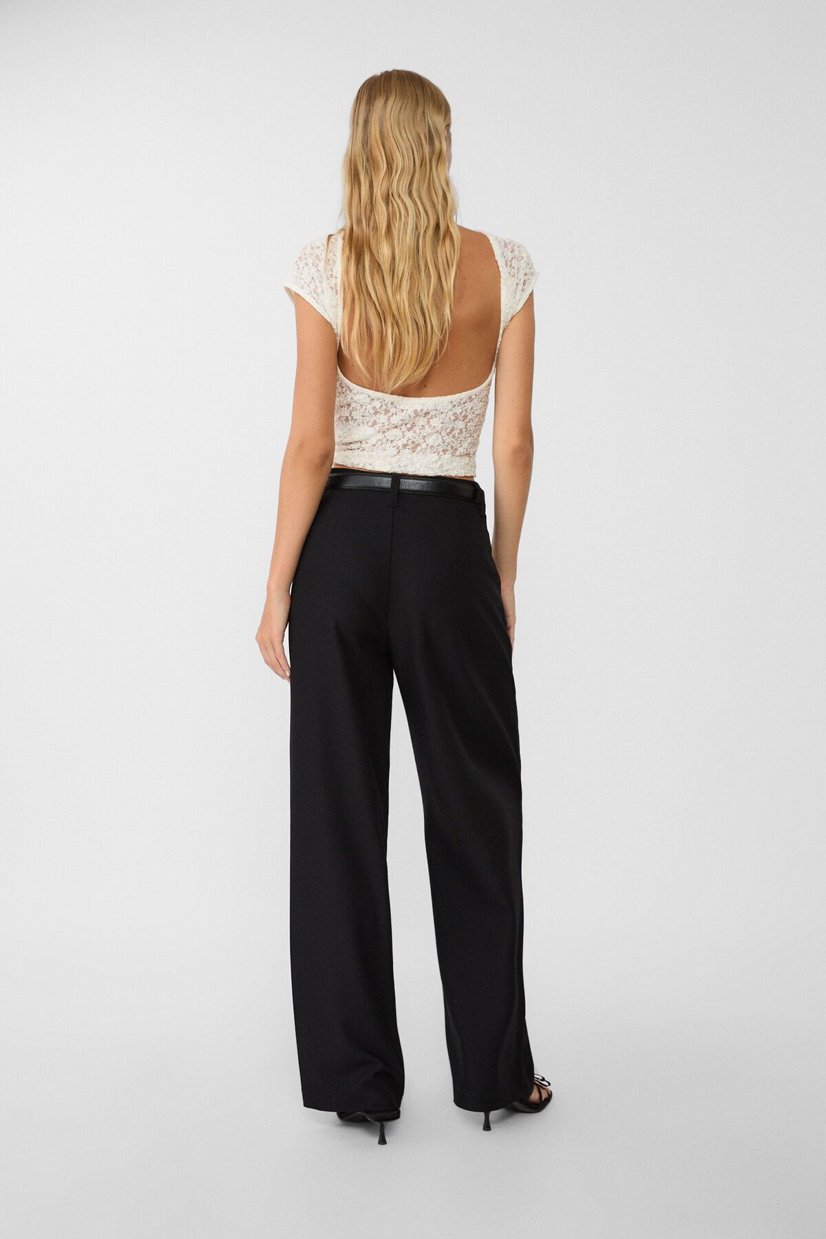 Kemerli smart pantolon Kemerli smart pantolon