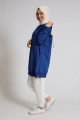 Puane Loreen 30644 2 Iplik Sax Mavi Tunik Aly's Butik