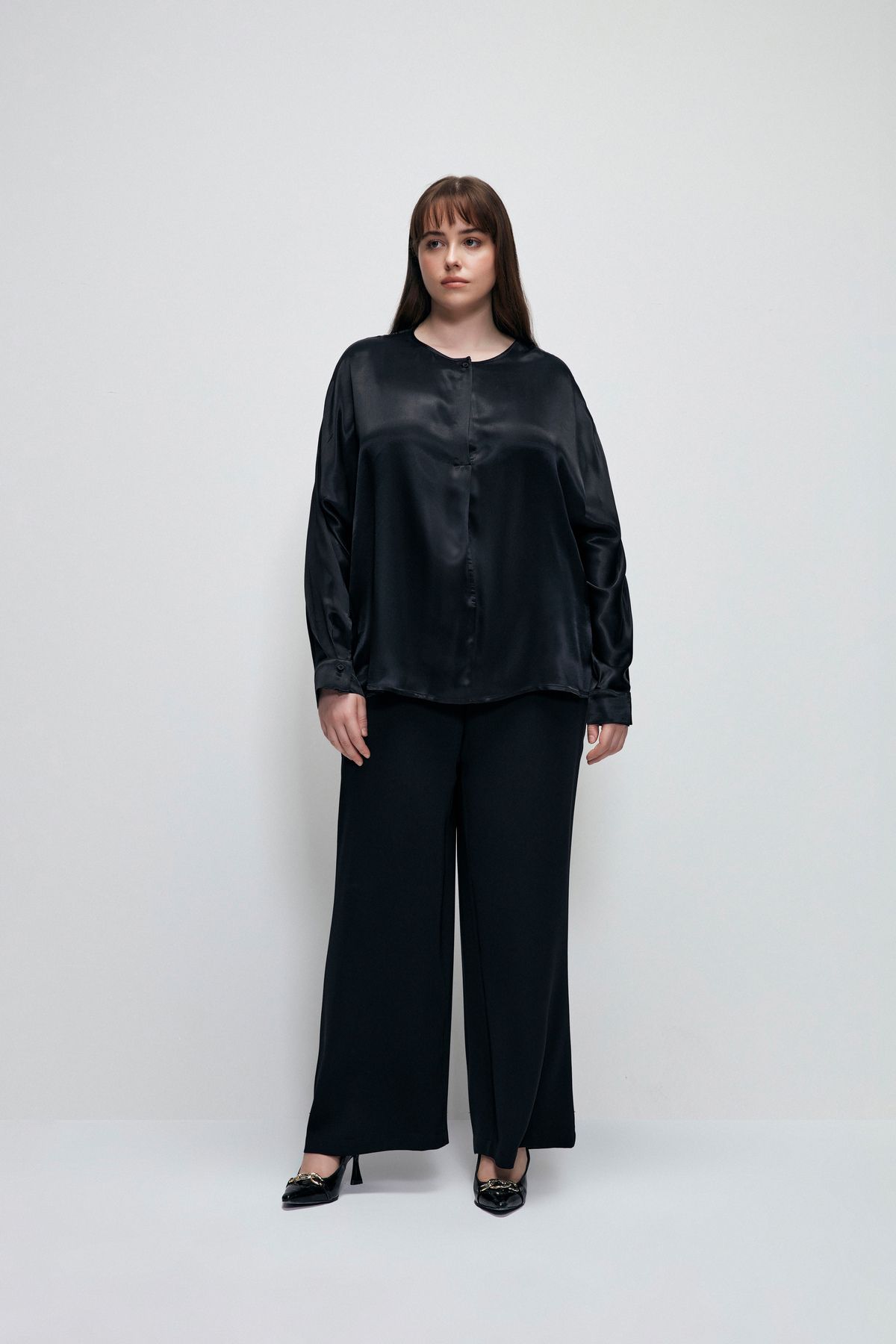 Yakasız Bluz Yakasız Bluz