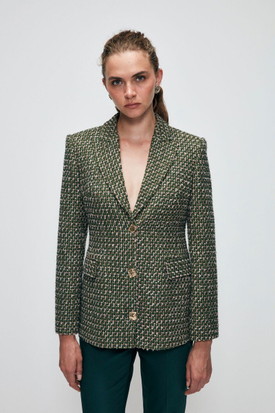 Vatkalı Buklet Ceket