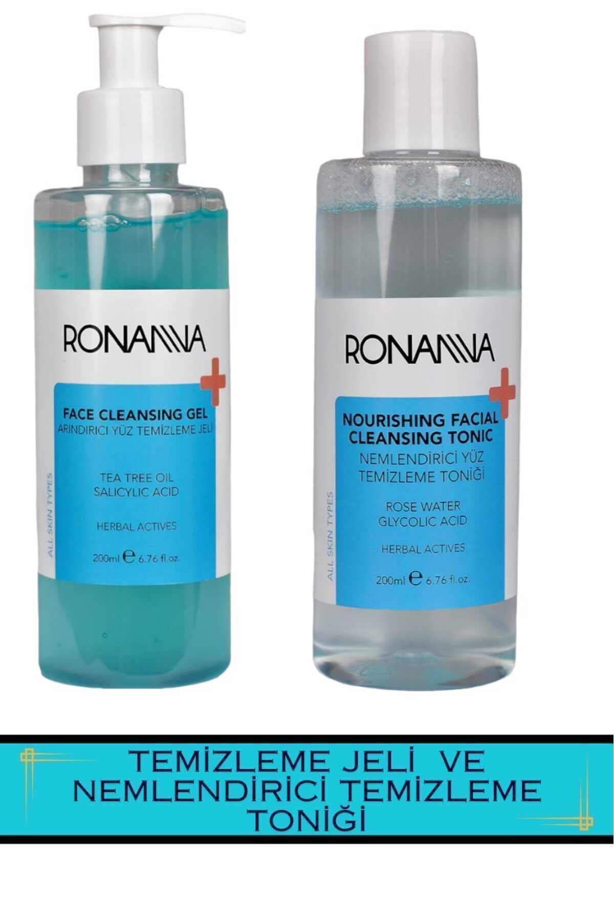 Arındırıcı Yüz Temizleme Jeli Ve Nemlendirici Gözenek Sıkılaştırıcı Tonik - 200 ml Arındırıcı Yüz Temizleme Jeli Ve Nemlendirici Gözenek Sıkılaştırıcı Tonik - 200 ml