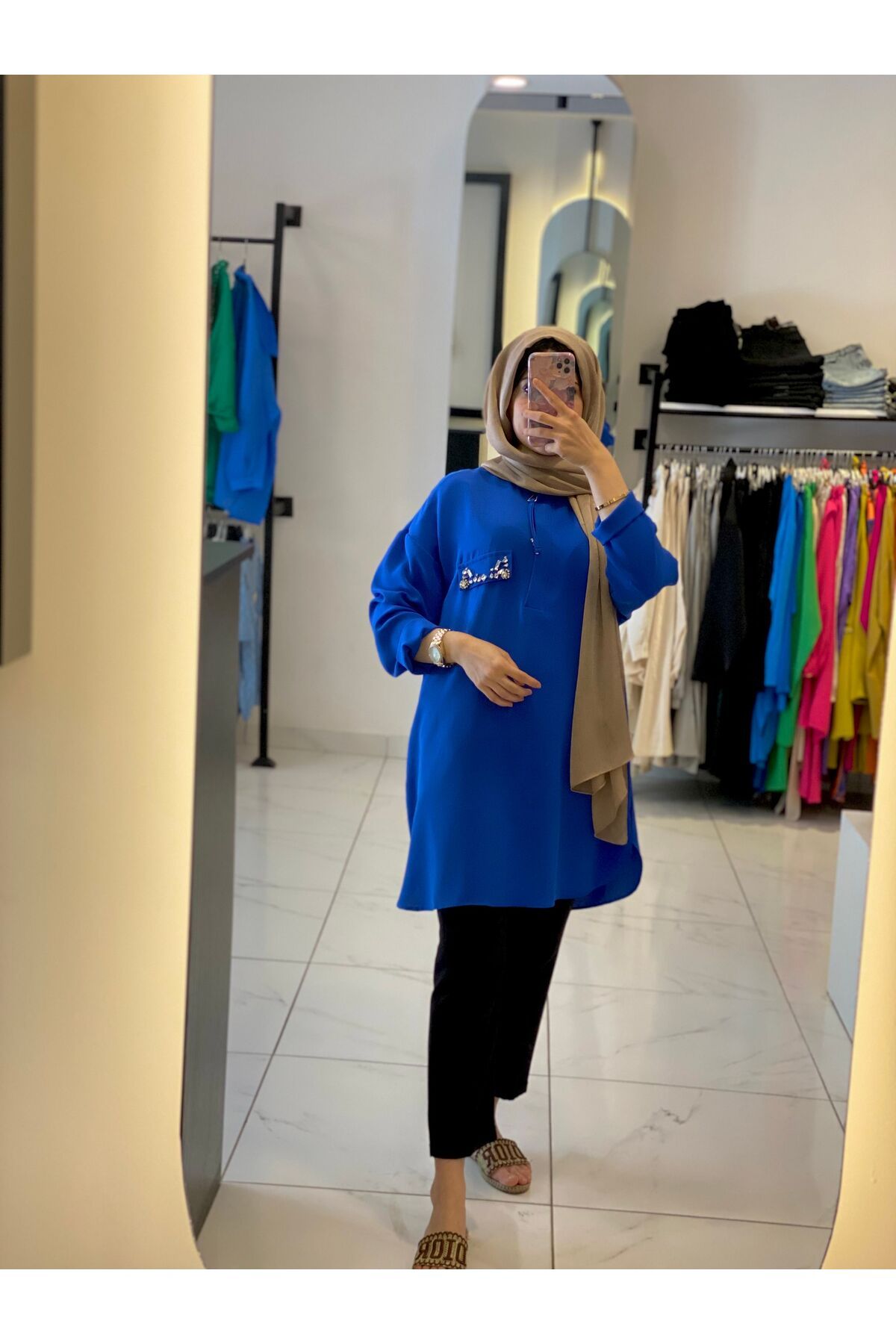 TAŞLI CEP TUNİK TAŞLI CEP TUNİK