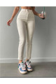 Krem Mom Jeans Likralı Yüksek Bel Krem Mom Kot Pantolon Ekstra Esnek Krem Mom Jeans Likralı Yüksek Bel Krem Mom Kot Pantolon Ekstra Esnek