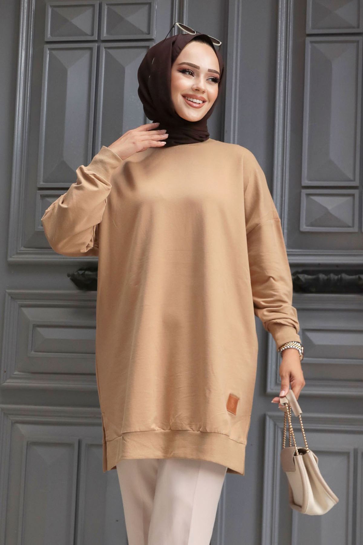 Latte Tesettür Tunik 30644LT Latte Tesettür Tunik 30644LT