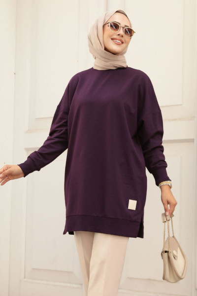 Mor Tesettür Tunik 30644MOR Mor Tesettür Tunik 30644MOR