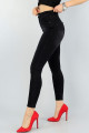 Kadın Siyah Antrasit Tırnaklı Eskitmeli Yüksel Bel Dar Paça Skinny Likralı Kot Pantalon Kadın Siyah Antrasit Tırnaklı Eskitmeli Yüksel Bel Dar Paça Skinny Likralı Kot Pantalon