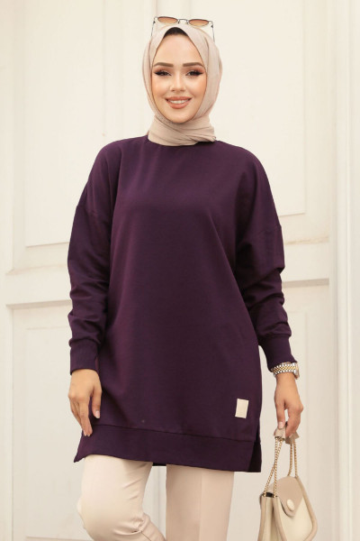 Mor Tesettür Tunik 30644MOR Mor Tesettür Tunik 30644MOR