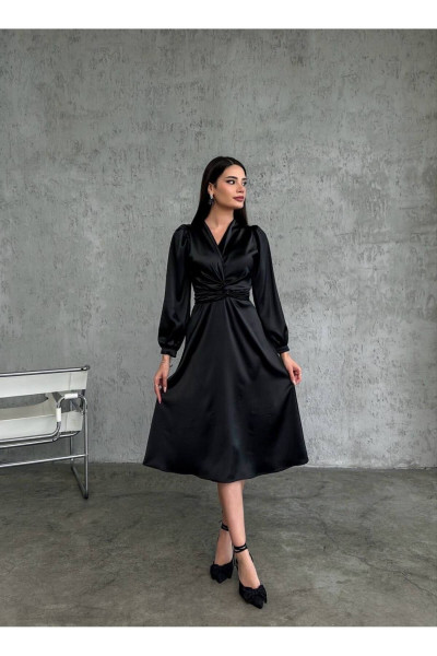 TARROW Midi Saten Elbise TARROW Midi Saten Elbise