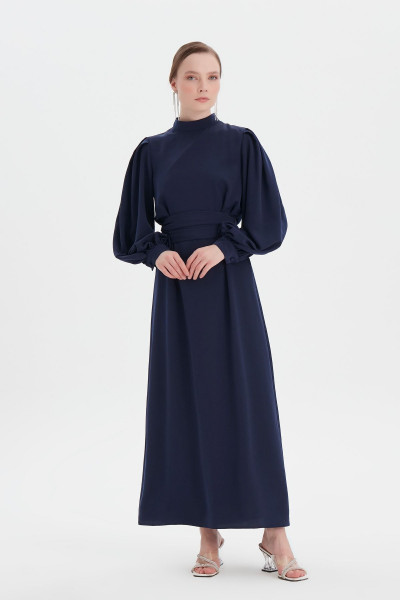 Lacivert Nora Elbise