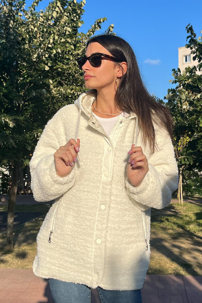 Peluş Kapitone Garnili Mont