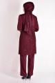 Pullu Kombin Bordo Asm2547 Pullu Kombin Bordo Asm2547