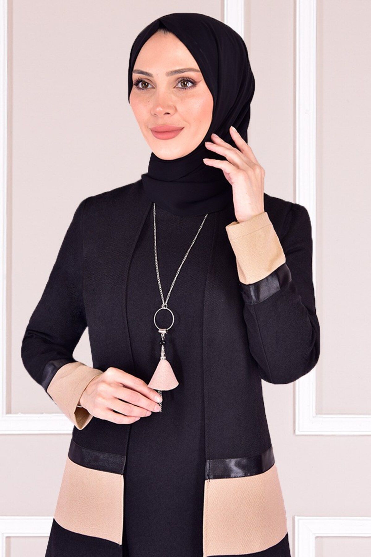 Kolyeli Kombin Siyah Asm2415 Kolyeli Kombin Siyah Asm2415
