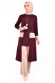 Kolyeli Kombin Bordo Asm2325 Kolyeli Kombin Bordo Asm2325