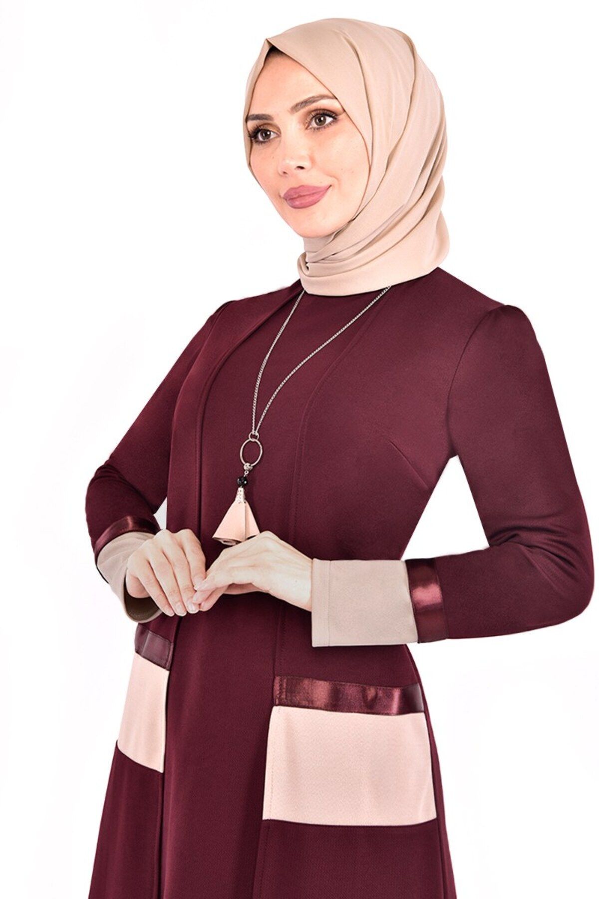 Kolyeli Kombin Bordo Asm2325 Kolyeli Kombin Bordo Asm2325