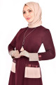 Kolyeli Kombin Bordo Asm2325 Kolyeli Kombin Bordo Asm2325