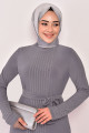 Taş Detay Kombin Gri Asm2585 Taş Detay Kombin Gri Asm2585