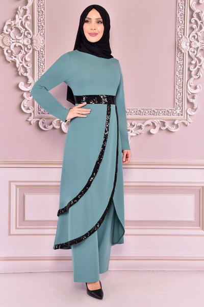 Pullu Kombin Mint Asm7031