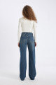 Straight Wide Yüksek Bel Uzun Jean Yıkamalı Pantolon D4317ax24au Straight Wide Yüksek Bel Uzun Jean Yıkamalı Pantolon D4317ax24au
